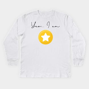 "Emoji People" collection Kids Long Sleeve T-Shirt